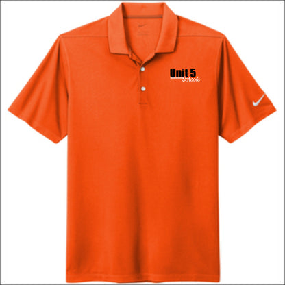 Unit 5 Schools NIKE Dri-Fit Performance Micro Pique Polo - Emb1