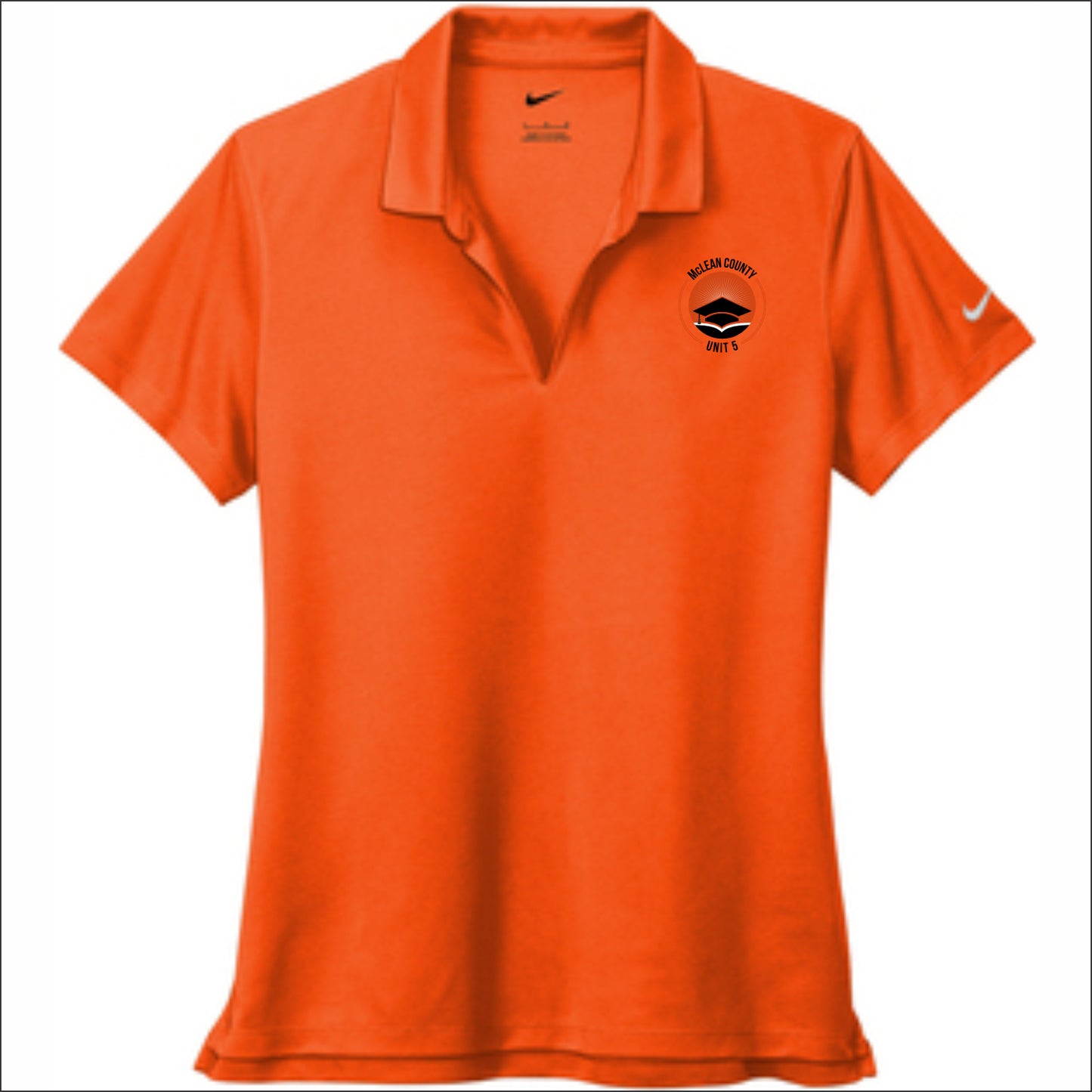 Unit 5 Schools Ladies NIKE Micro Pique Polo Shirt - Emb2