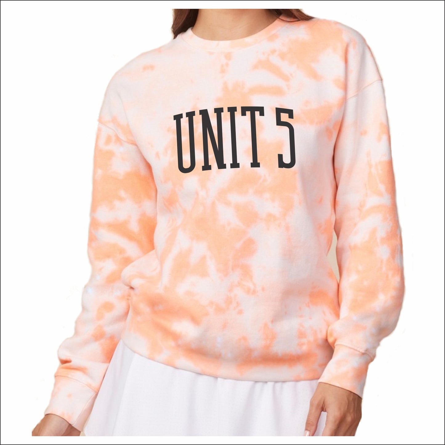 Unit 5 Schools Tie-Dye Crewneck Sweatshirt