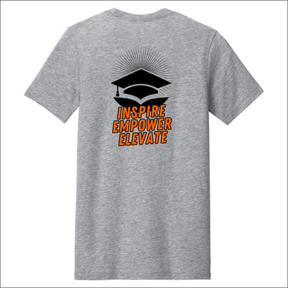 Unit 5 Schools Heathered Soft Jersey Short Sleeve T-shirt