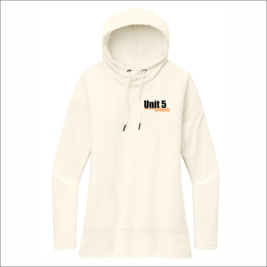 Unit 5 Schools Ladies Featherweight French Terry Hoodie - Emb1