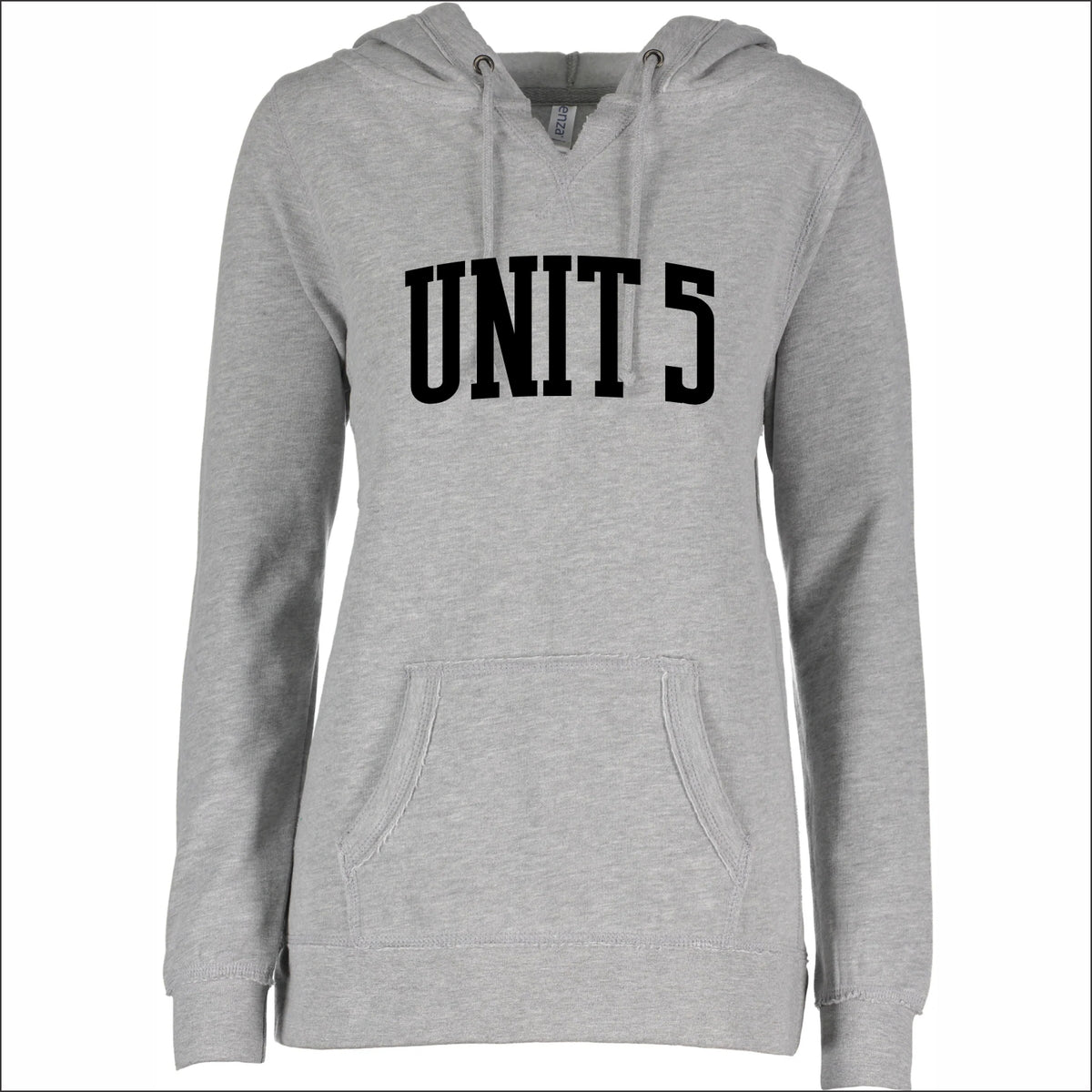 Unit 5 Schools Ladies V-Notch Hooded Sweatshirt