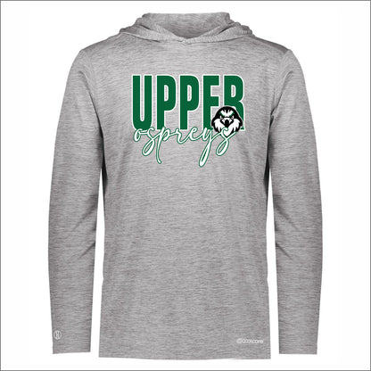 Upper Twp Middle Electrify Performance Hooded Long Slv T