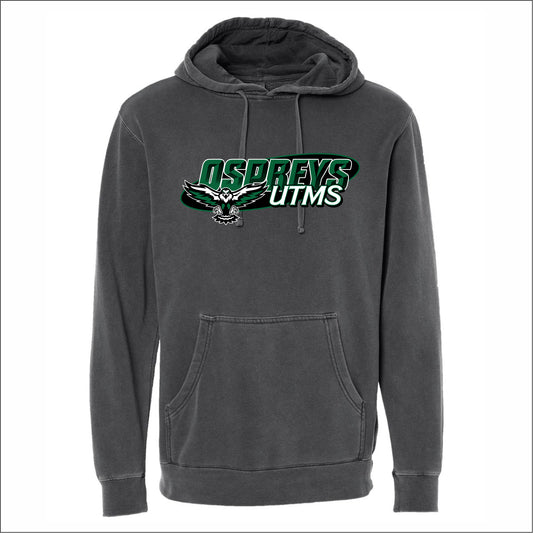 Upper Twp Middle Pigment-Dyed Hooded Sweatshirt