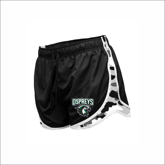 Upper Twp Middle Ladies/Girls Camo Running Shorts