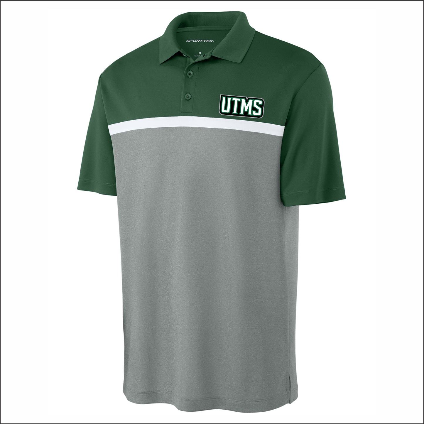 UTMS Staff Micropique UV Colorblock Polo Shirt