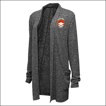 Unit 5 Schools Ladies Easy Fit Pocket Cardigan - Emb2