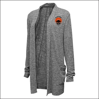 Unit 5 Schools Ladies Easy Fit Pocket Cardigan - Emb2