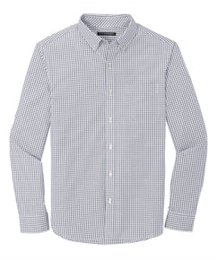 ALL Broadcloth Gingham Long Sleeve Button Down Shirt