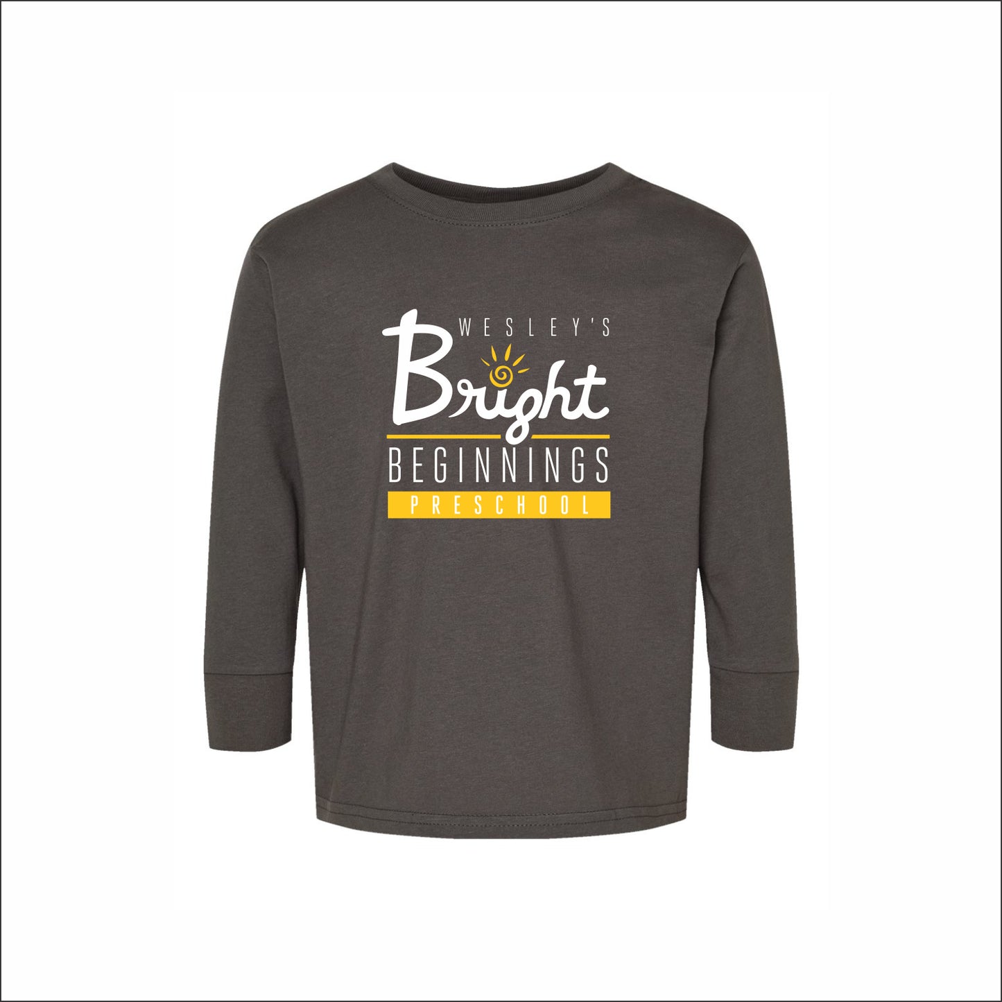 Wesley's Bright Beginnings Toddler Fine Jersey Long Sleeve Tee