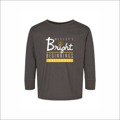 Wesley's Bright Beginnings Toddler Fine Jersey Long Sleeve Tee