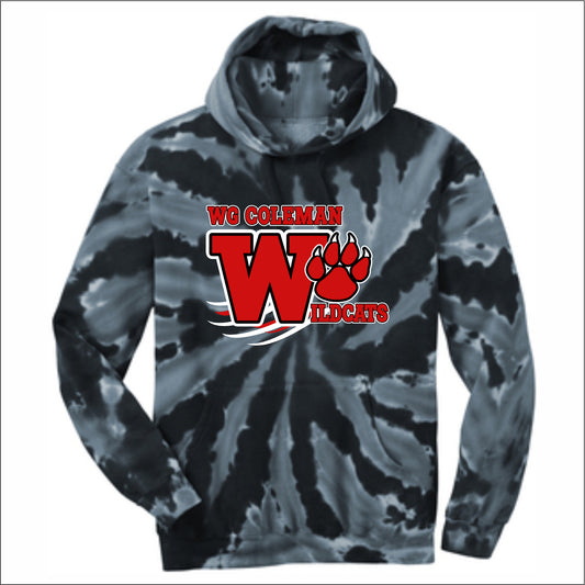 WG Coleman Elementary Tie-Dye Hooded Sweatshirt