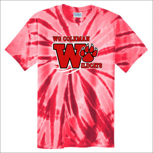 WG Coleman Elementary Tie-Dye T-shirt