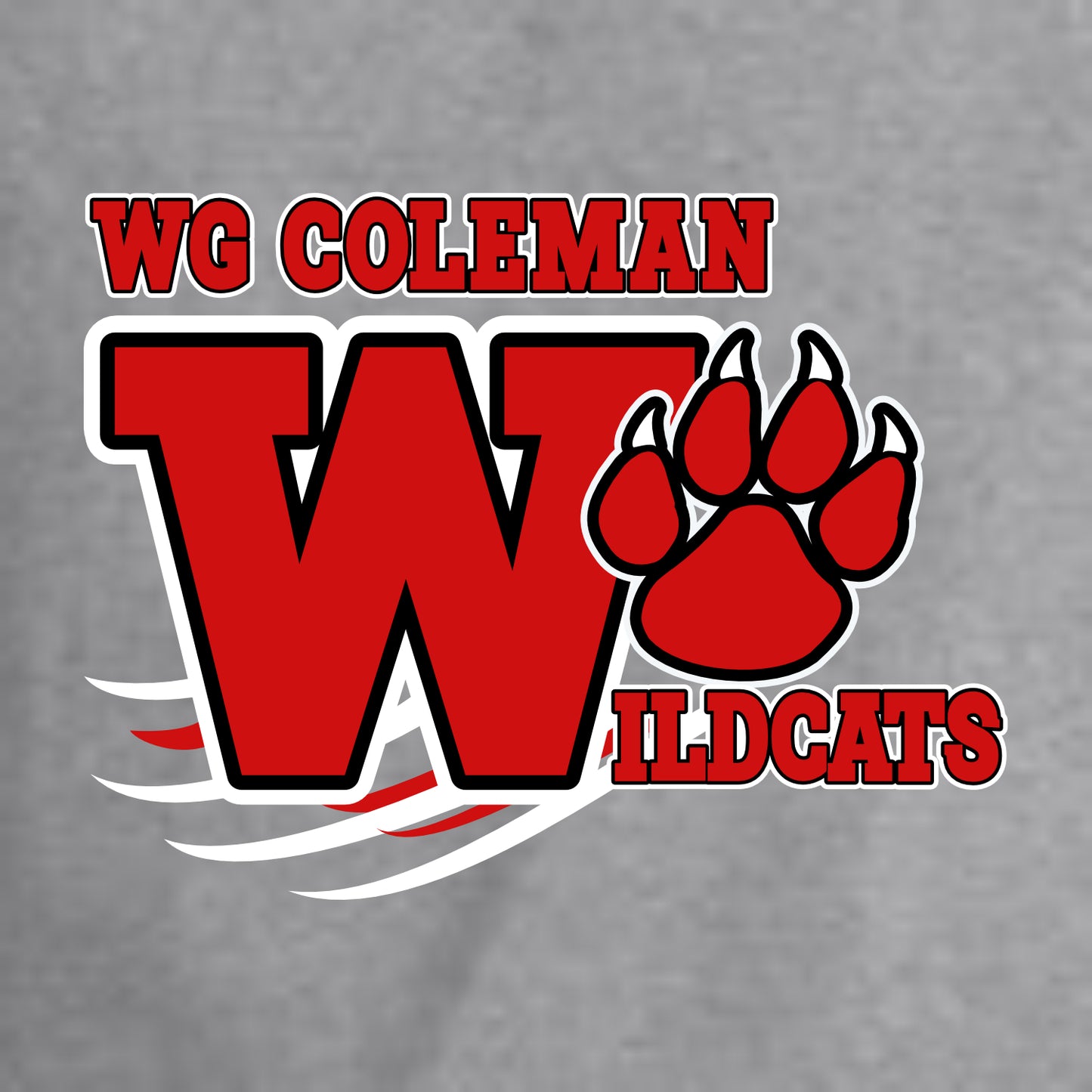 WG Coleman Elementary 3/4 Sleeve Baseball T-shirt