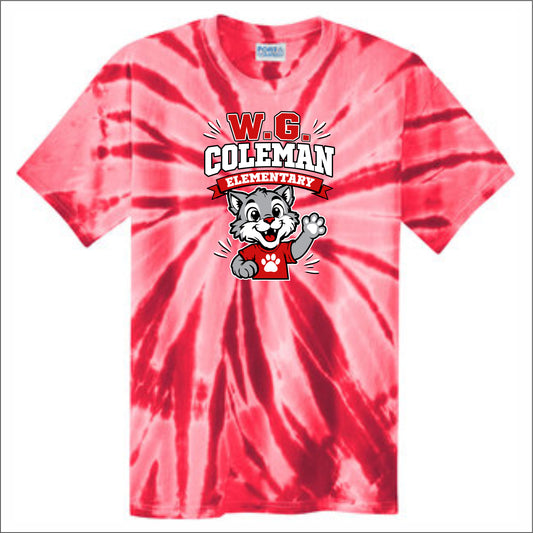 WG Coleman Elementary Tie-Dye T-shirt