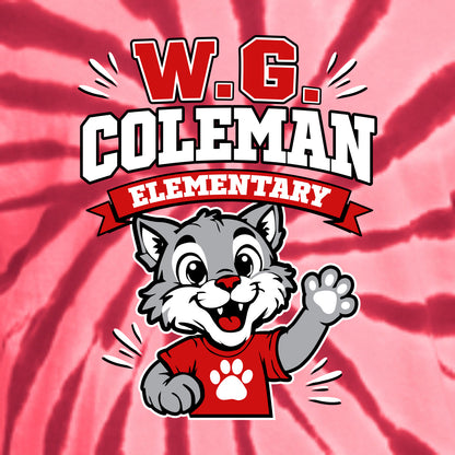 WG Coleman Elementary Tie-Dye T-shirt