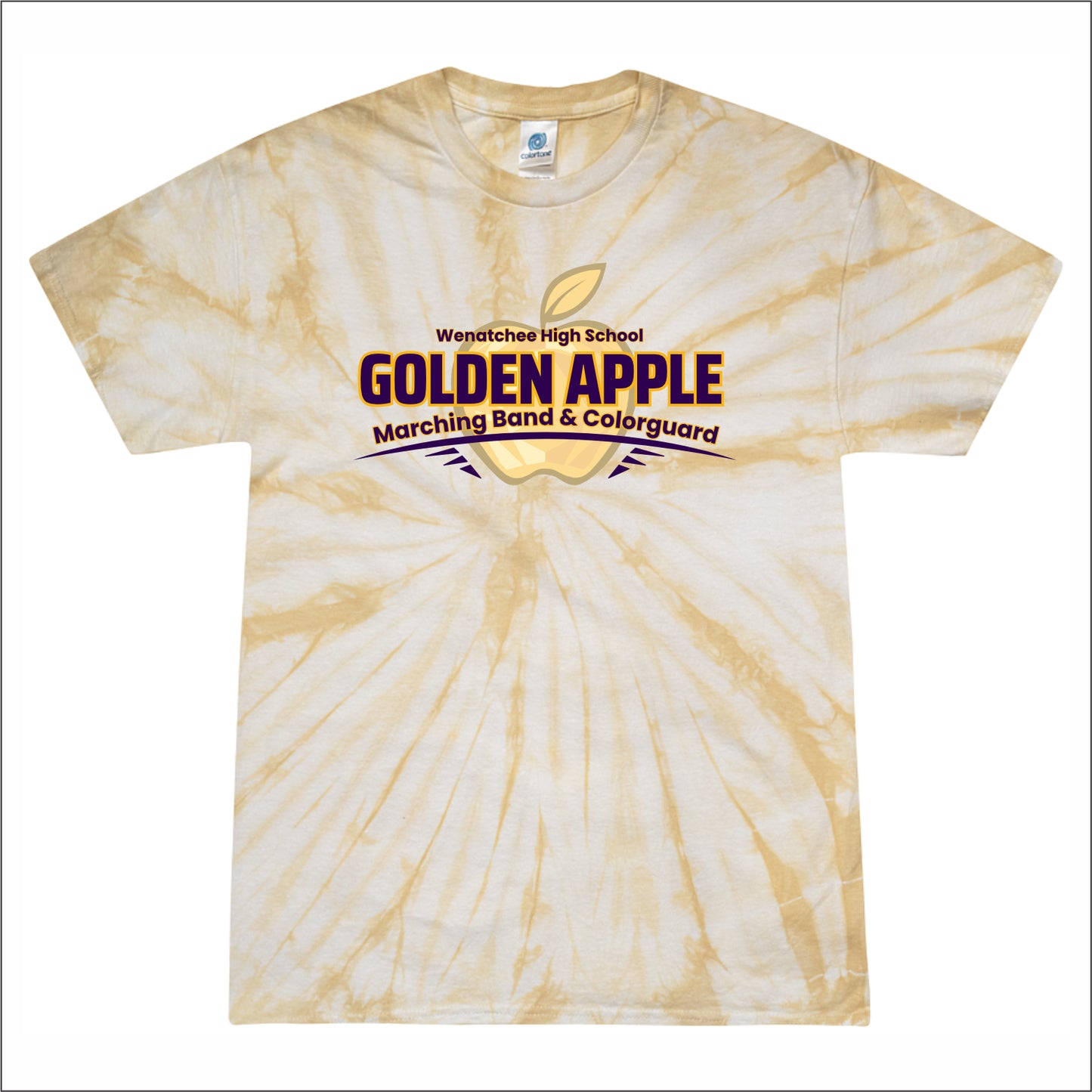 Wenatchee HS Band Spider Tie-Dye T-shirt