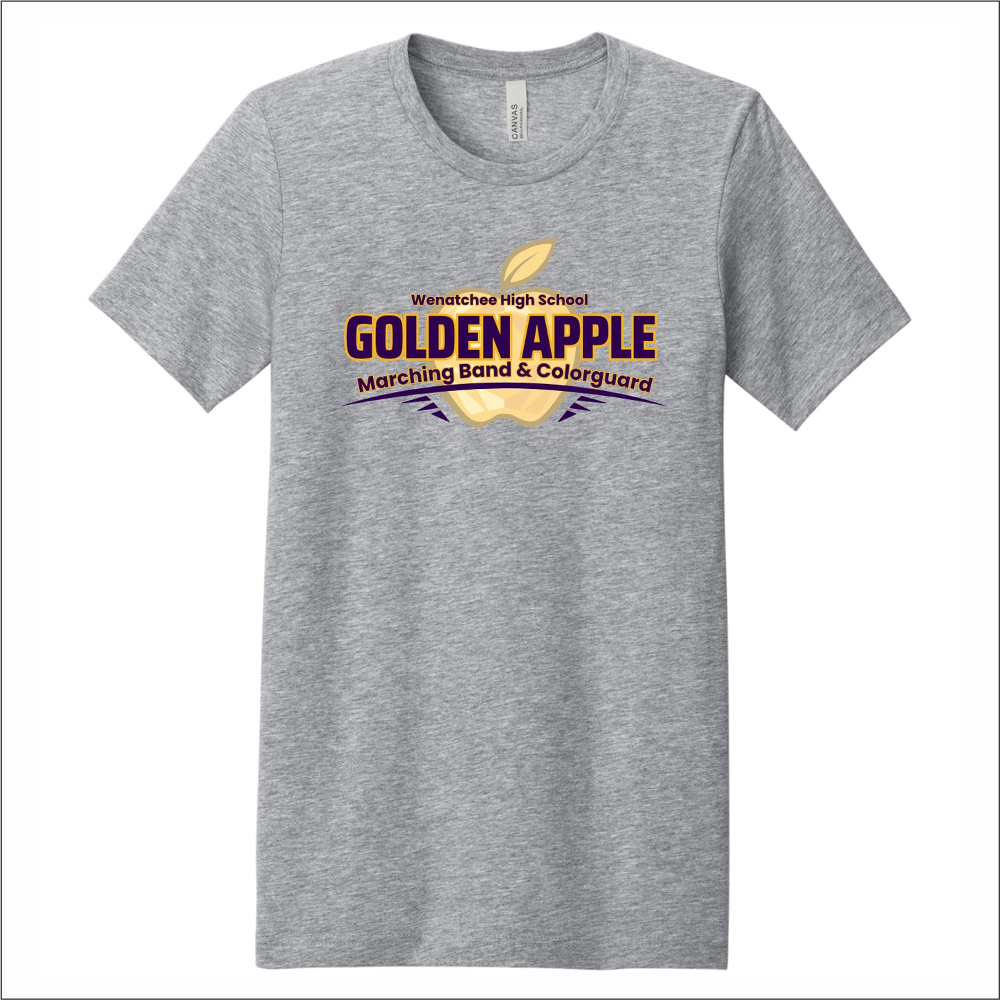 Wenatchee HS Band Heathered Soft Jersey Short Sleeve T-shirt
