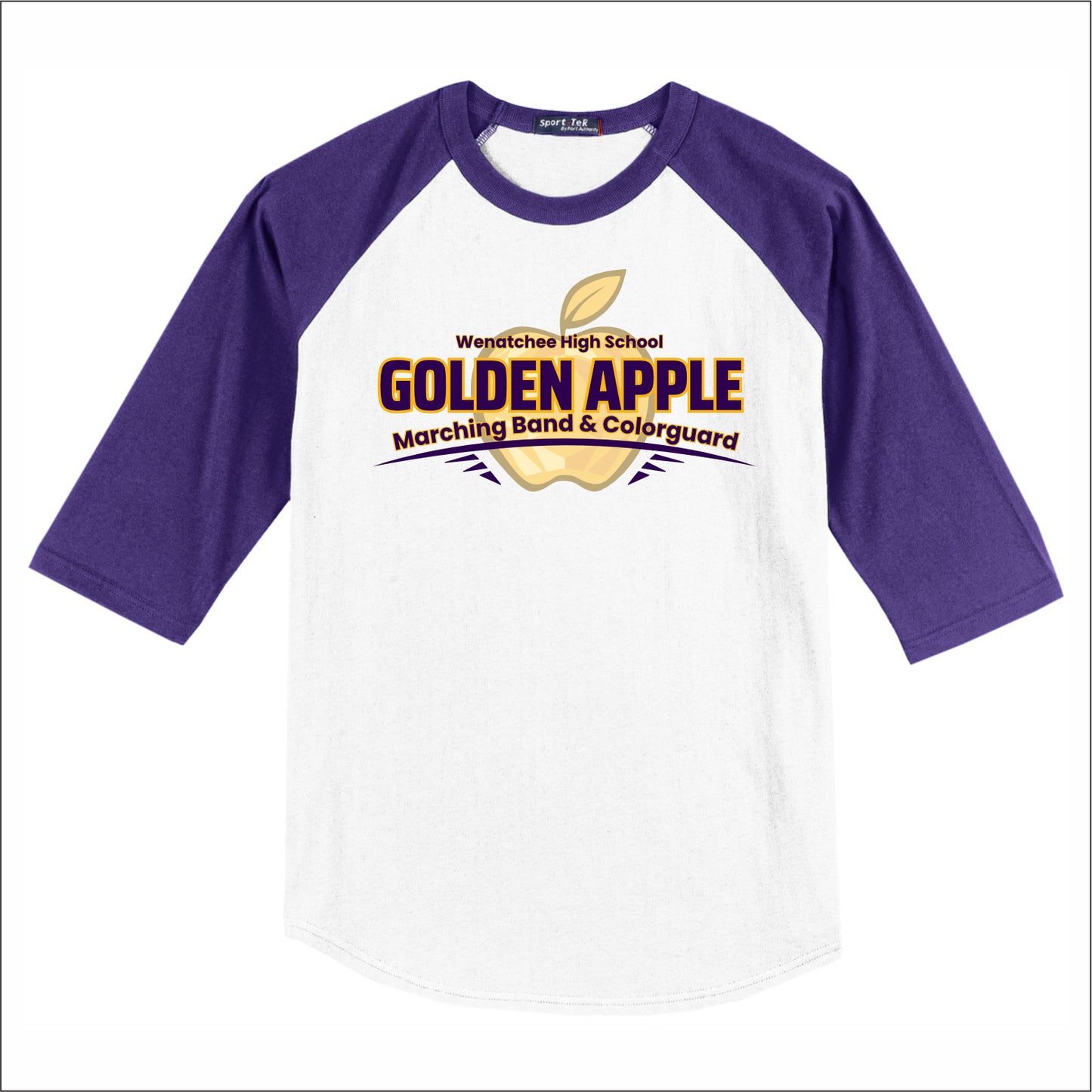 Wenatchee HS Band 3/4 Sleeve Baseball T-shirt