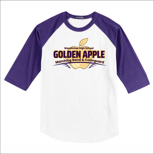 Wenatchee HS Band 3/4 Sleeve Baseball T-shirt