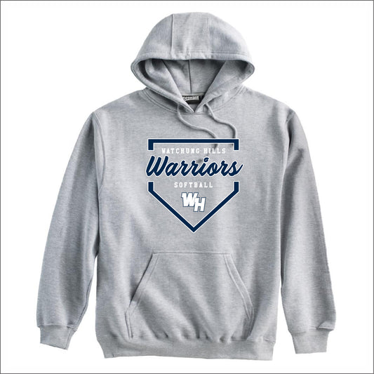 WH Warriors Softball Super Heavyweight Hooded Sweatshirt