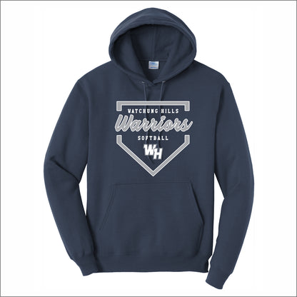WH Warriors Softball Hooded Sweatshirt