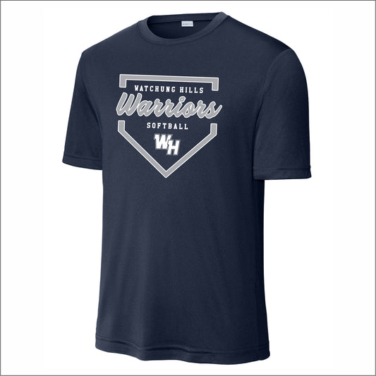 WH Warriors Softball Performance T-shirt