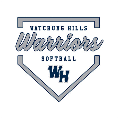 WH Warriors Softball Ladies Performance Racerback Tank Top