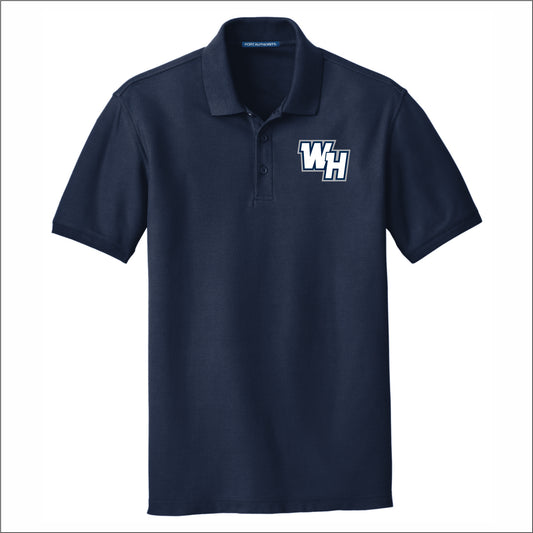 WH Warriors Softball Classic Pique Short Sleeve Polo Shirt