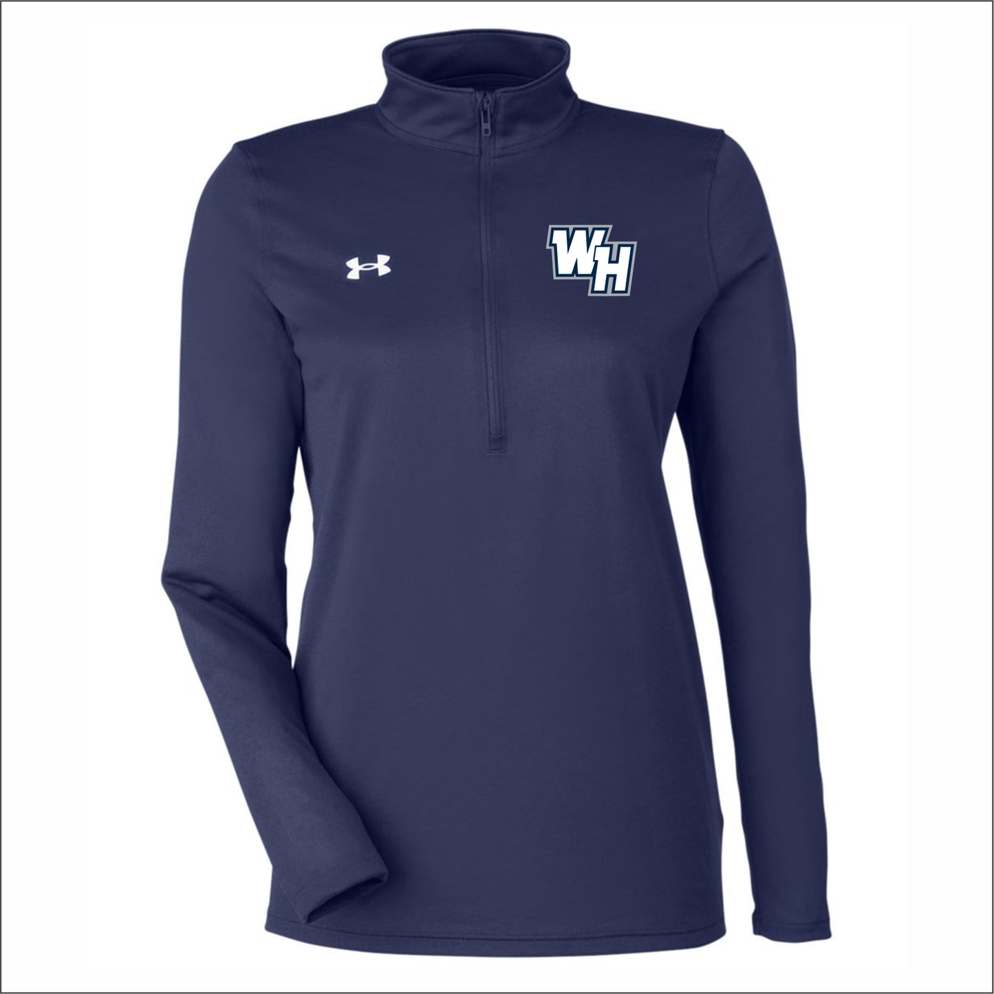 WH Warriors Softball Ladies Under Armour Team Tech Performance Half-Zip