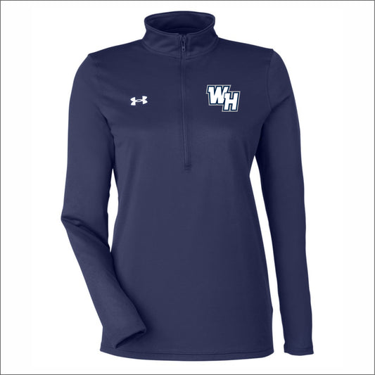 WH Warriors Softball Ladies Under Armour Team Tech Performance Half-Zip