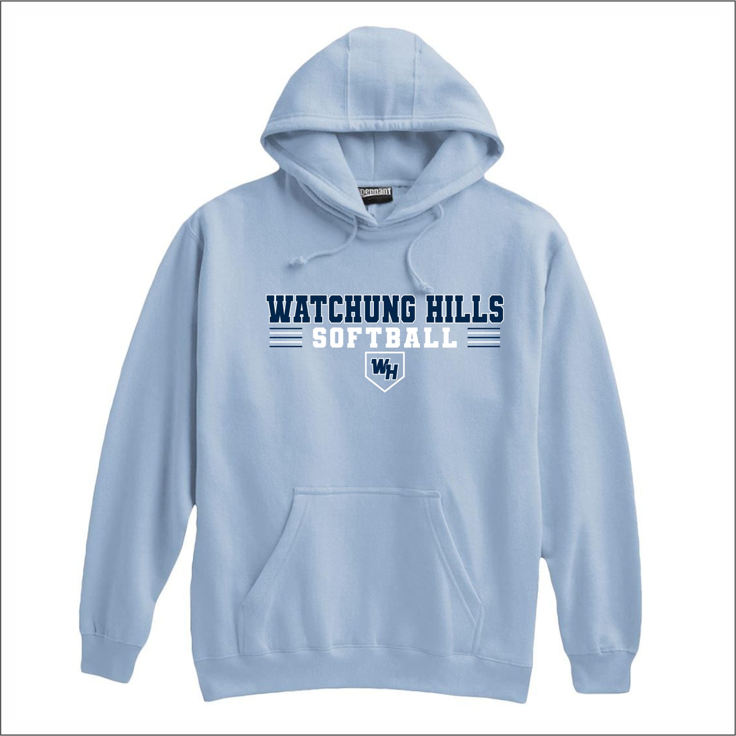 WH Warriors Softball Super Heavyweight Hooded Sweatshirt