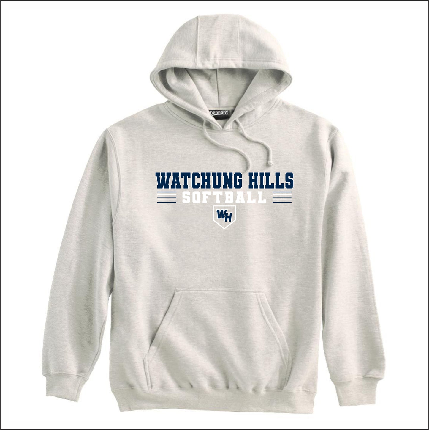 WH Warriors Softball Super Heavyweight Hooded Sweatshirt