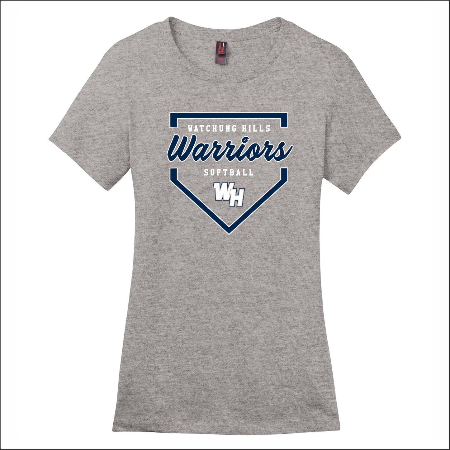 WH Warriors Softball Ladies Perfect T-shirt