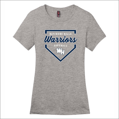 WH Warriors Softball Ladies Perfect T-shirt
