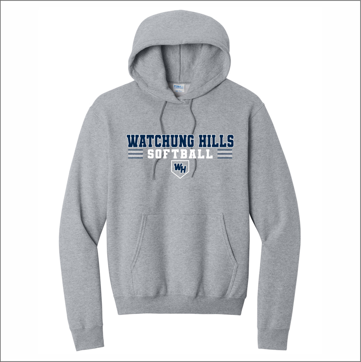 WH Warriors Softball Hooded Sweatshirt