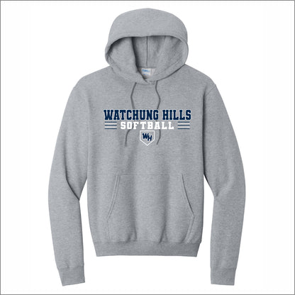 WH Warriors Softball Hooded Sweatshirt