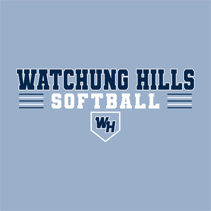 WH Warriors Softball Super Heavyweight Hooded Sweatshirt
