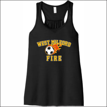 WM Fire Soccer Ladies Flowy Tank Top