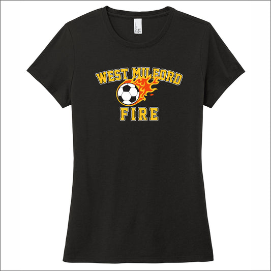 WM Fire Soccer Ladies Perfect Tri-Blend Tee