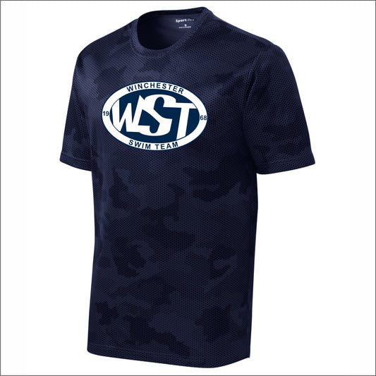 Winchester Swim Team CamoHex Performance T-shirt