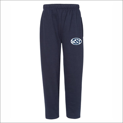 Winchester Swim Team Open Bottom Sweatpants w/pockets