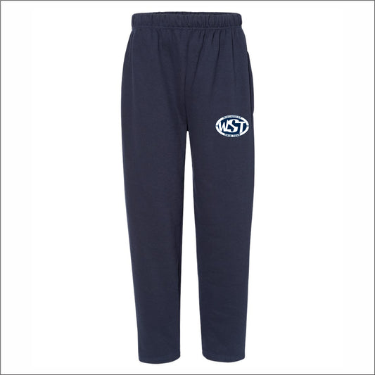 Winchester Swim Team Open Bottom Sweatpants w/pockets