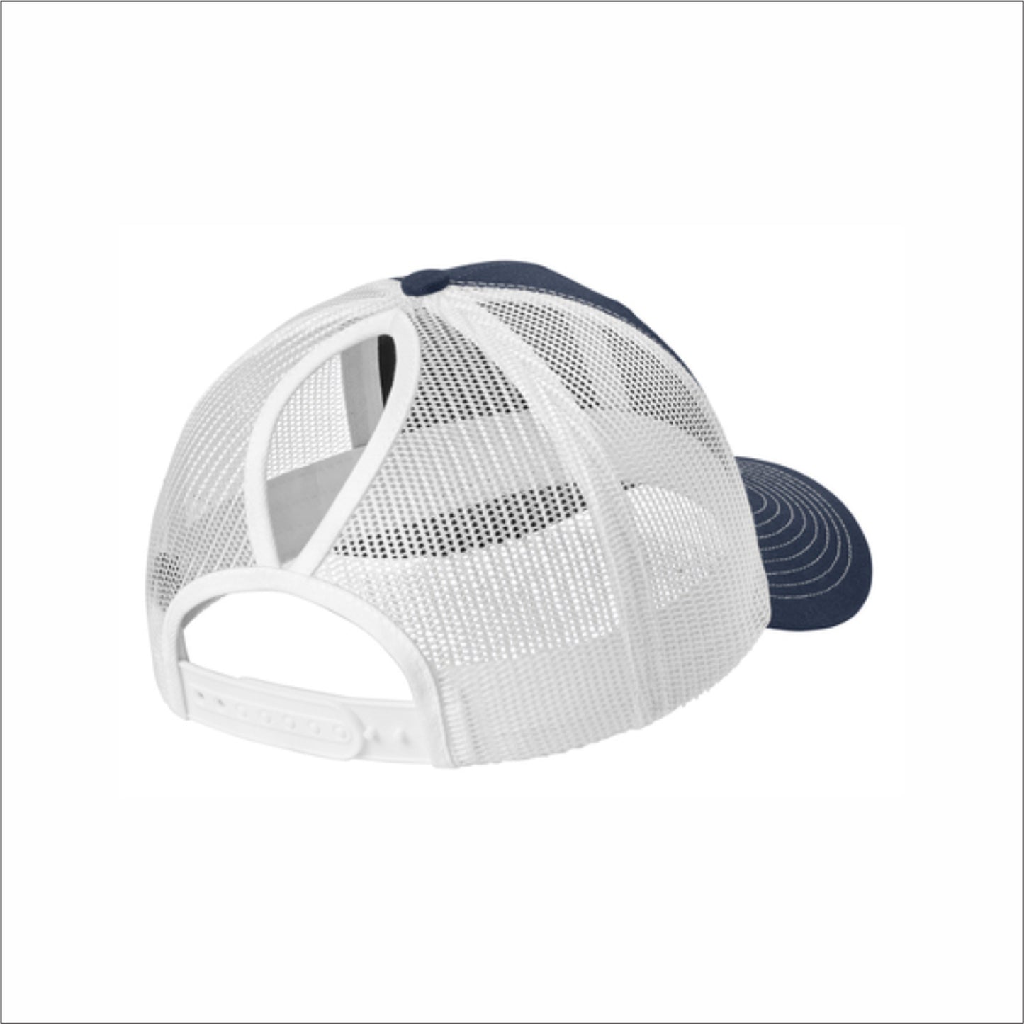 Winchester Swim Team Ladies Ponytail Snapback Trucker Cap