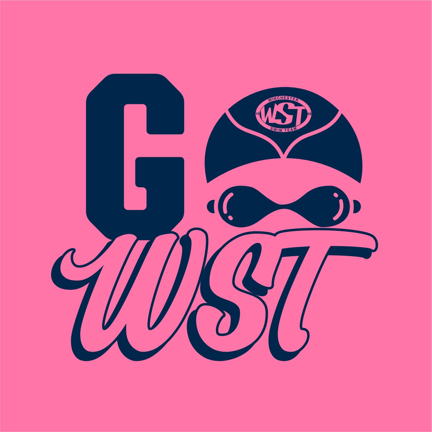 Winchester Swim Team Short Sleeve T-shirt