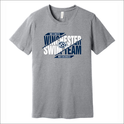 Winchester Swim Team Heathered Soft Jersey T-shirt