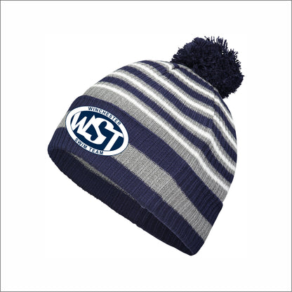 Winchester Swim Team Spirit Pom Beanie
