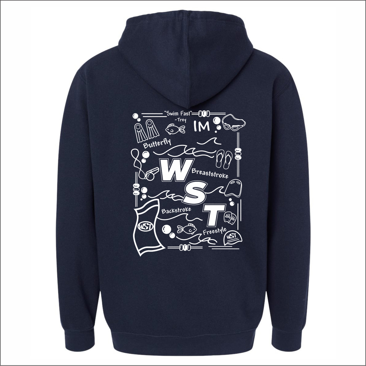 Winchester Swim Team Elevated Fleece Hoodie
