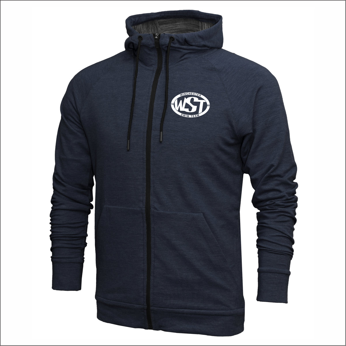 Winchester Swim Team Full-Zip Scuba Neck Triblend