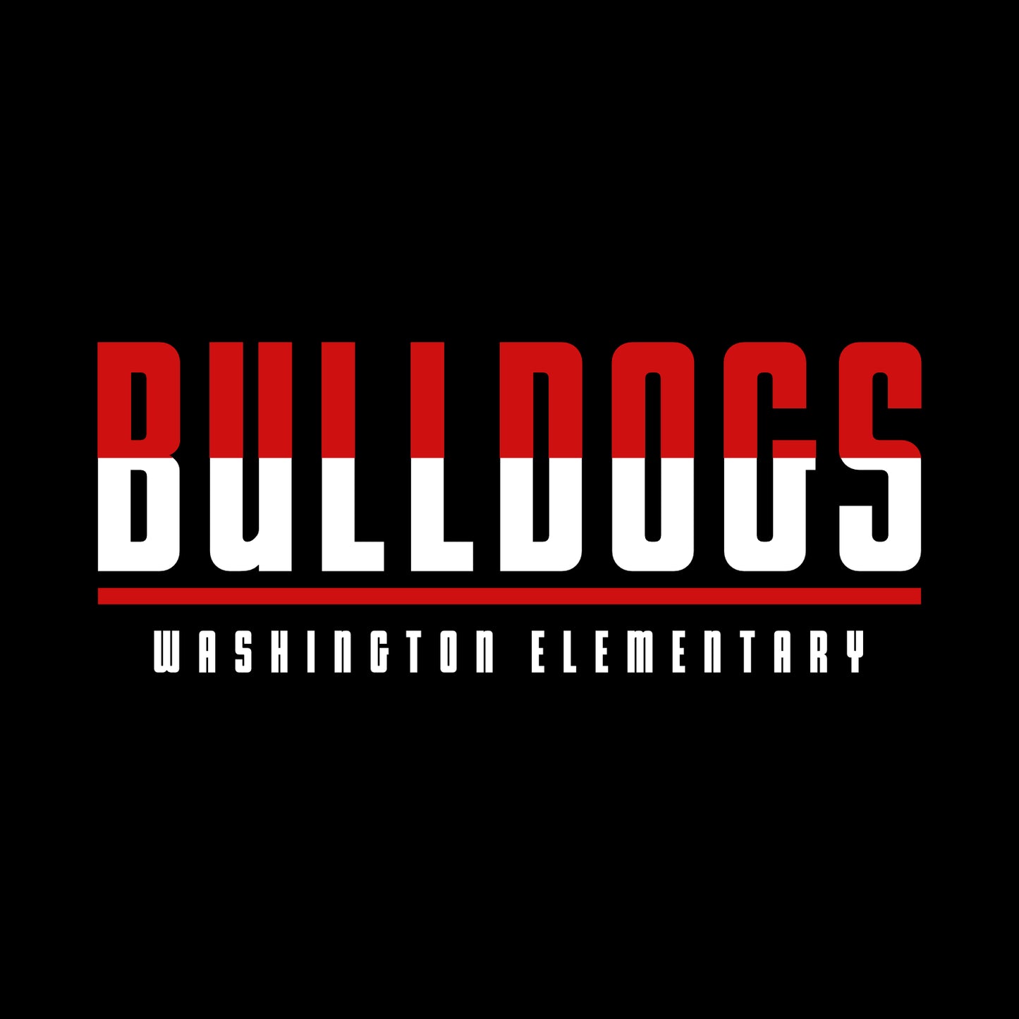 Washington Bulldogs Staff CA 50/50 Short Sleeve T-shirt